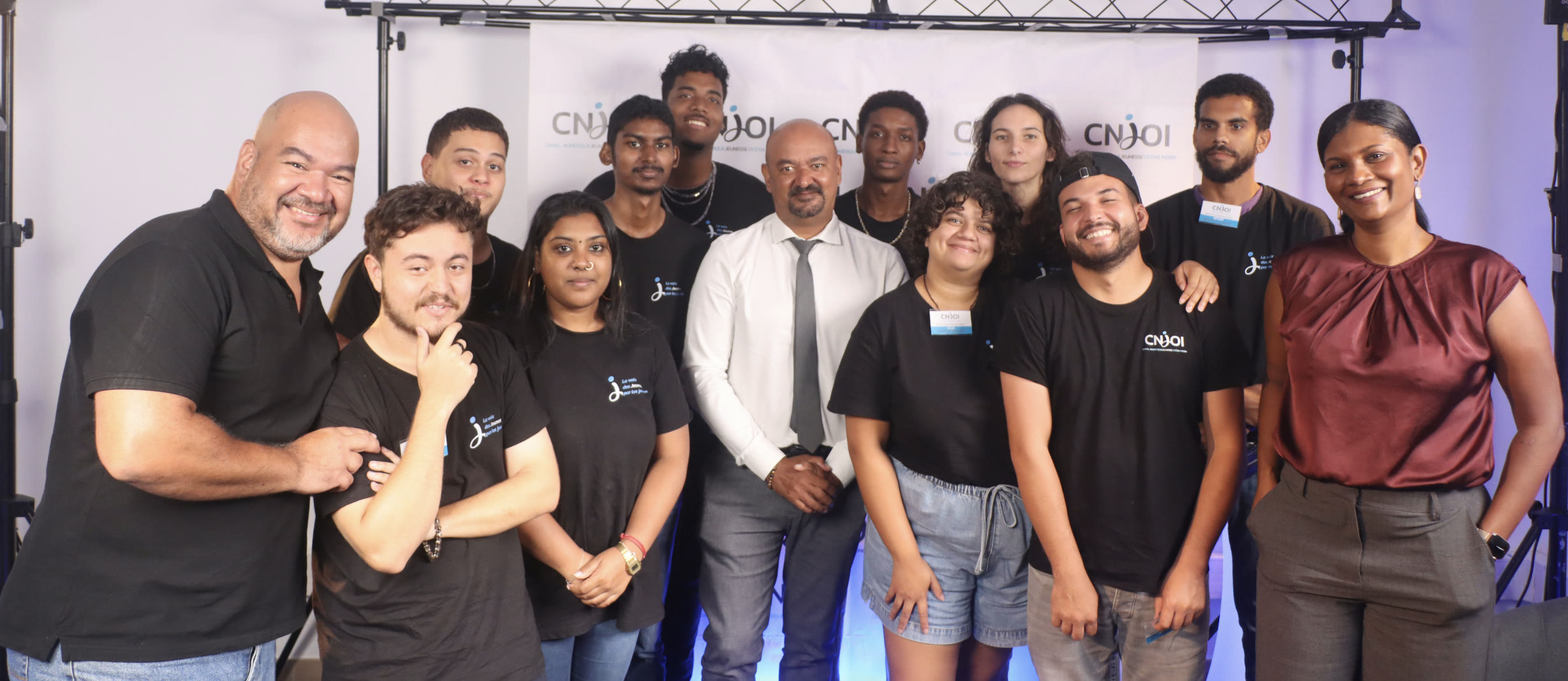L'equipe avec Monsieur le prefet